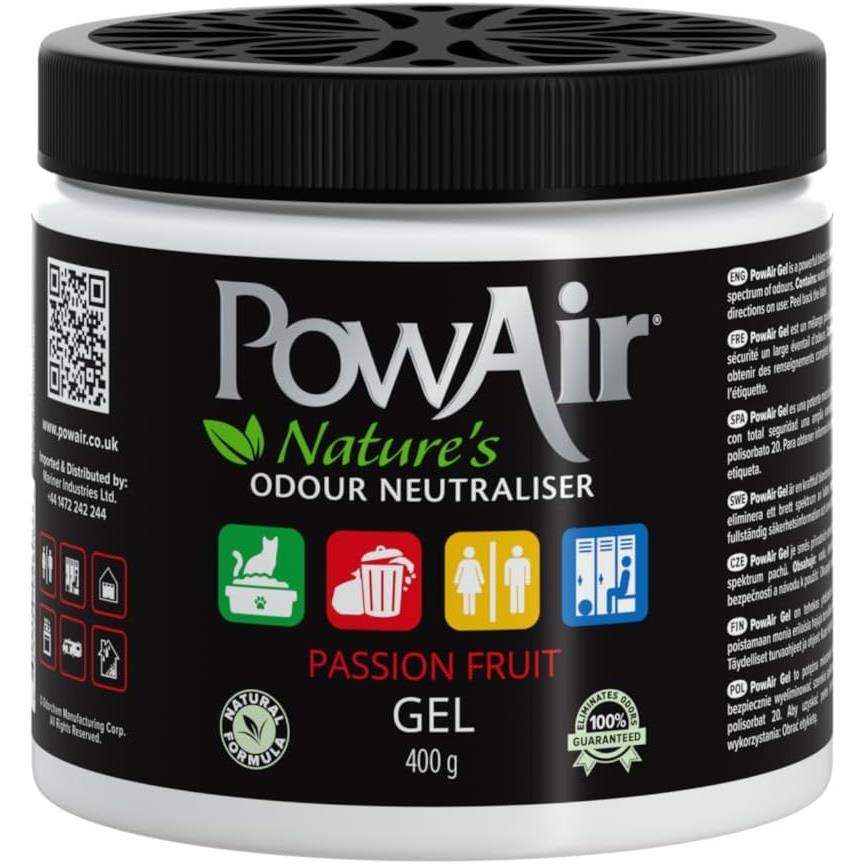 Odour Neutraliser Eliminator Pet Air Freshener Scented Remover PowAir Gel 400g