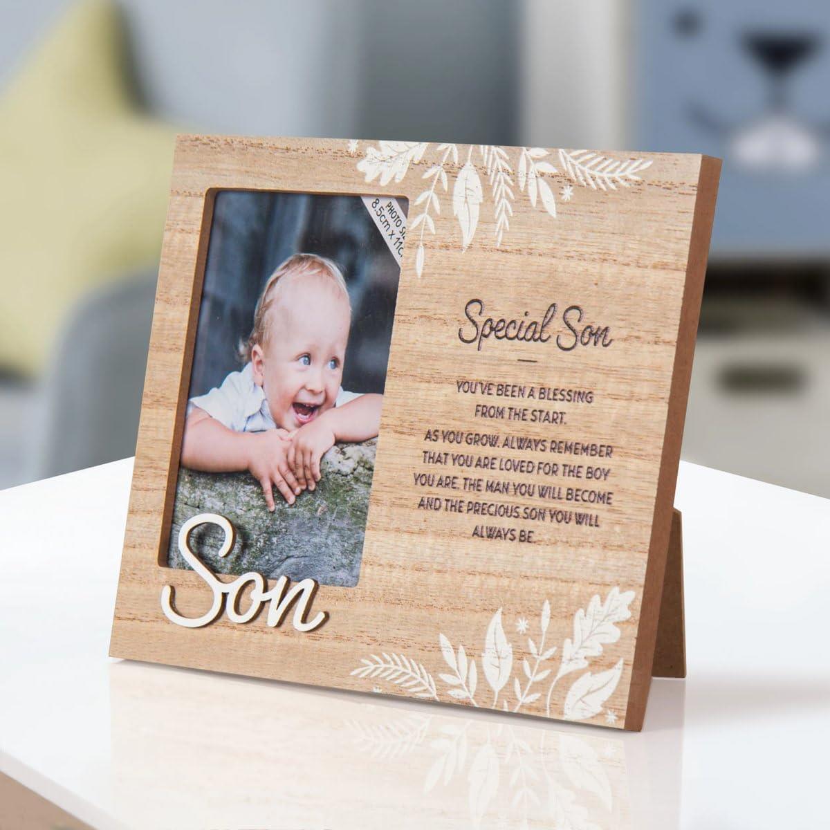 Wooden Picture Frame Personalised Unique Gift Rustic Poems Birthdays Christmas - Picture 19 of 19
