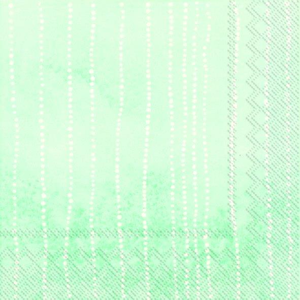 Lots Of Dots Green Paper Napkins Aqua 3-Ply Lunch Cocktail Party Serviettes