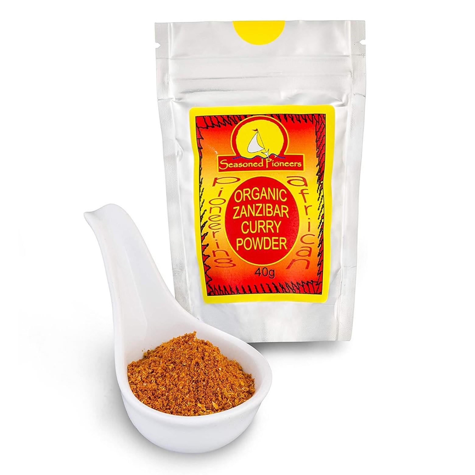 Seasoned Pioneers Organic Zanzibar Curry Powder African Spice Blend 40g