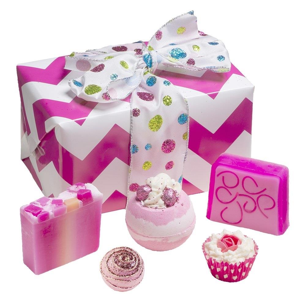 Bomb Cosmetics Glitter Gift Set Luxury Handmade Bath Body Wrapped Box