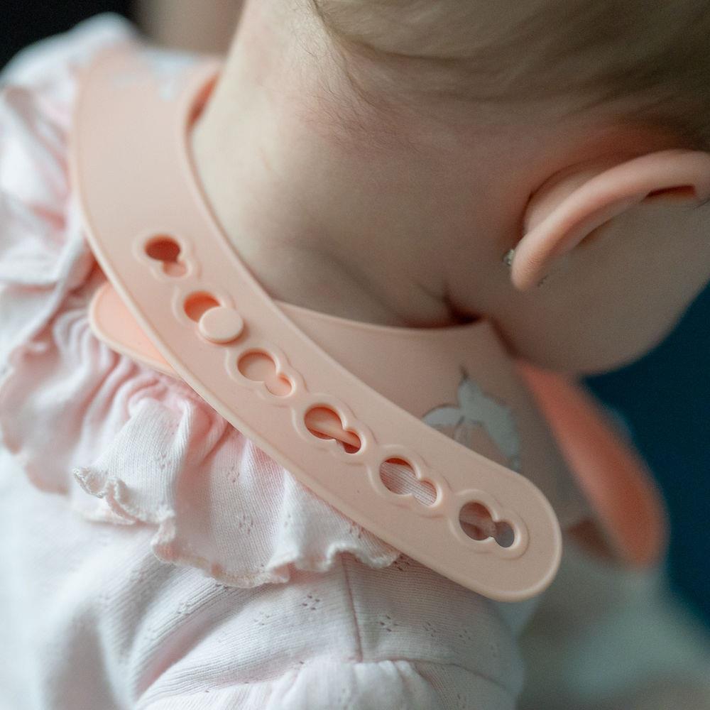 Babero de alimentación para bebé de silicona suave cómodo alimento para destete varios diseños de animales Ziggle - Imagen 5 de 11