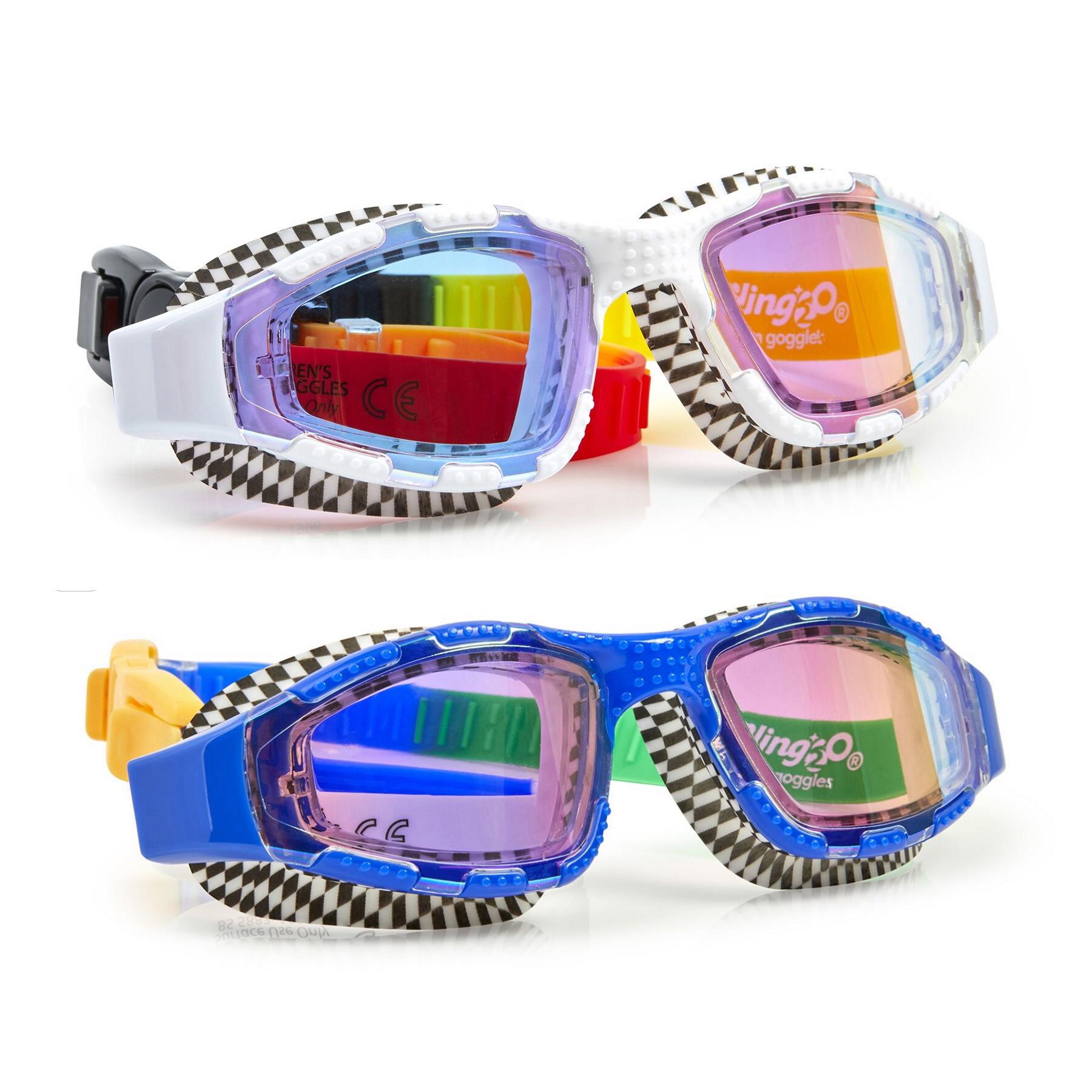 Bling2O Boys Swimming Goggles Street Race Car Kids Children UV Swim