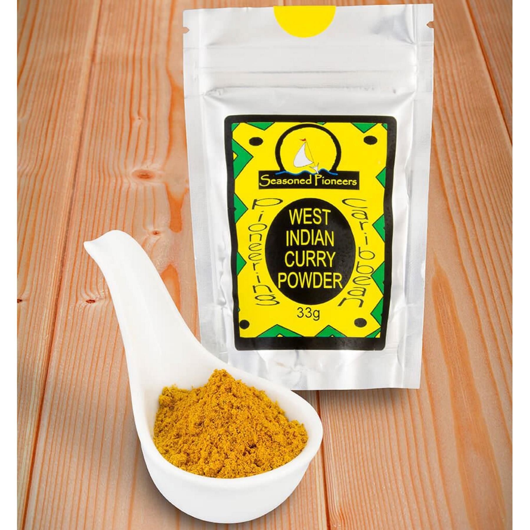 Seasoned Pioneers West Indian Curry Powder Spice Blend Rubs 33g