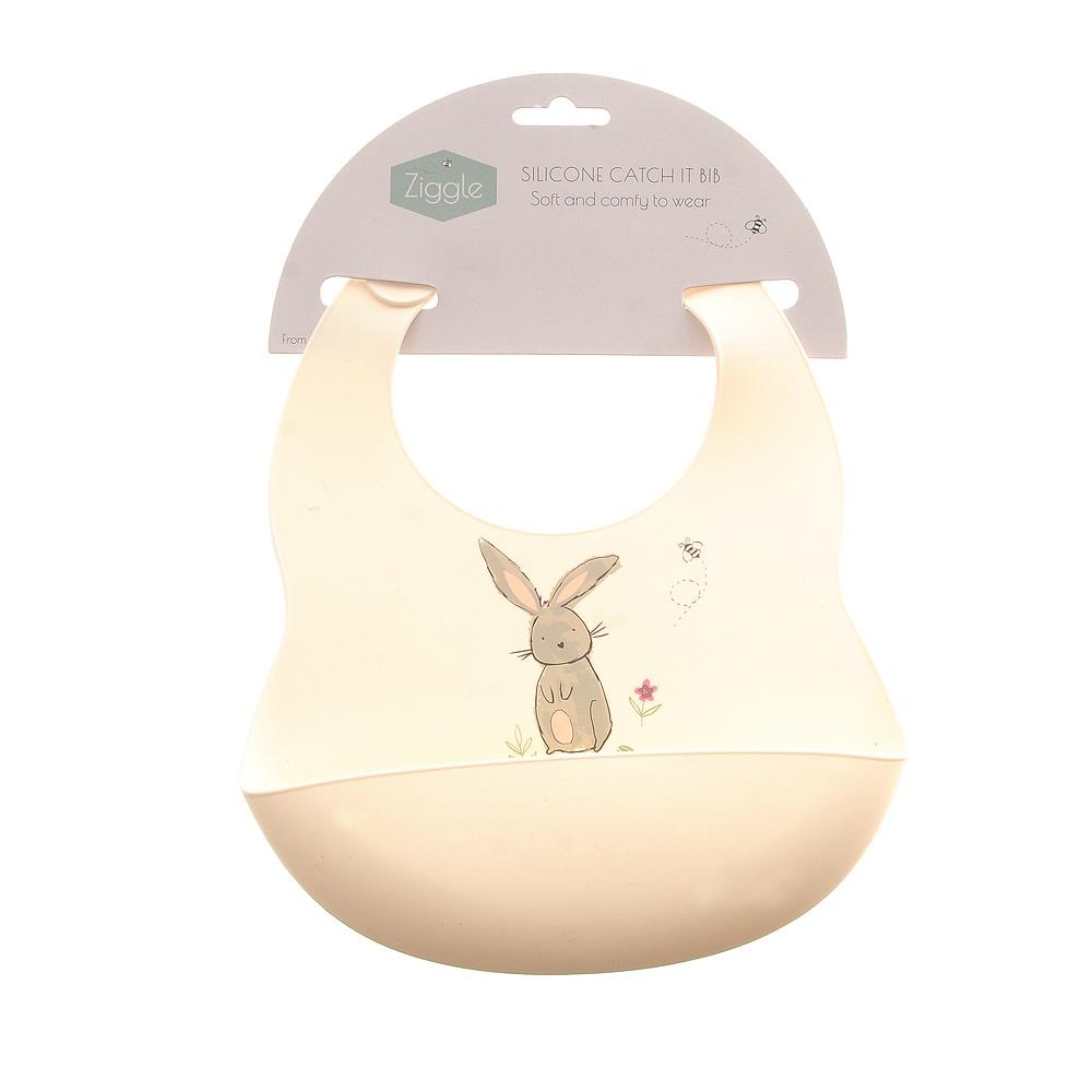 Babero de alimentación para bebé de silicona suave cómodo alimento para destete varios diseños de animales Ziggle - Imagen 2 de 11