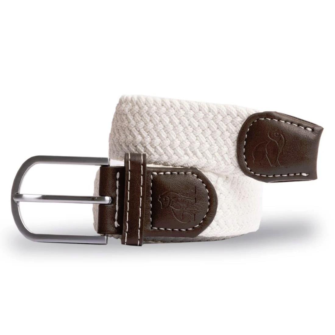 Cinturón ajustable tejido reciclado elástico unisex Swole Panda - crema - Imagen 7 de 24