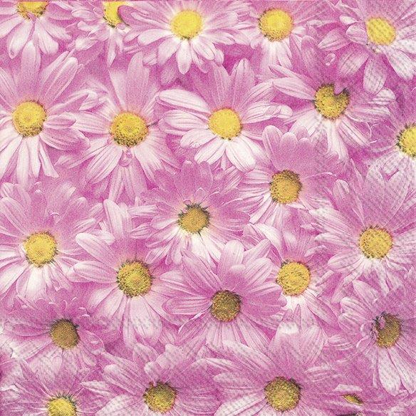 IHR Spring Forever Pink Flowers Print Paper Napkins Summer BBQ Party Serviettes