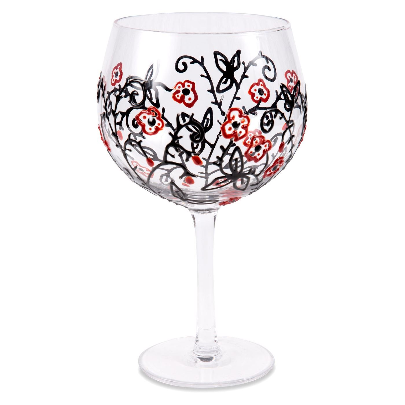 Sunny By Sue Hand Decorated Gold /& Silver Dots Large Gin /& Tonic Glass