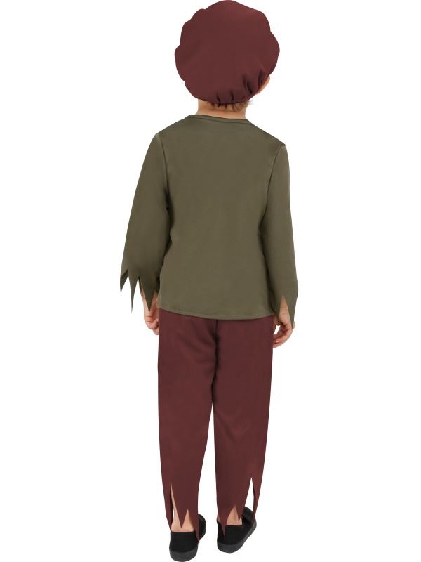 BOYS VICTORIAN POOR BOY FANCY DRESS COSTUME KIDS OLIVER TWIST VICTORIAN OUTFIT