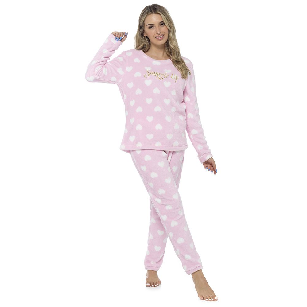 Pijama térmico de lana para mujer/damas pijama PJs invierno juego de ropa de noche talla 8-22 - Imagen 43 de 62