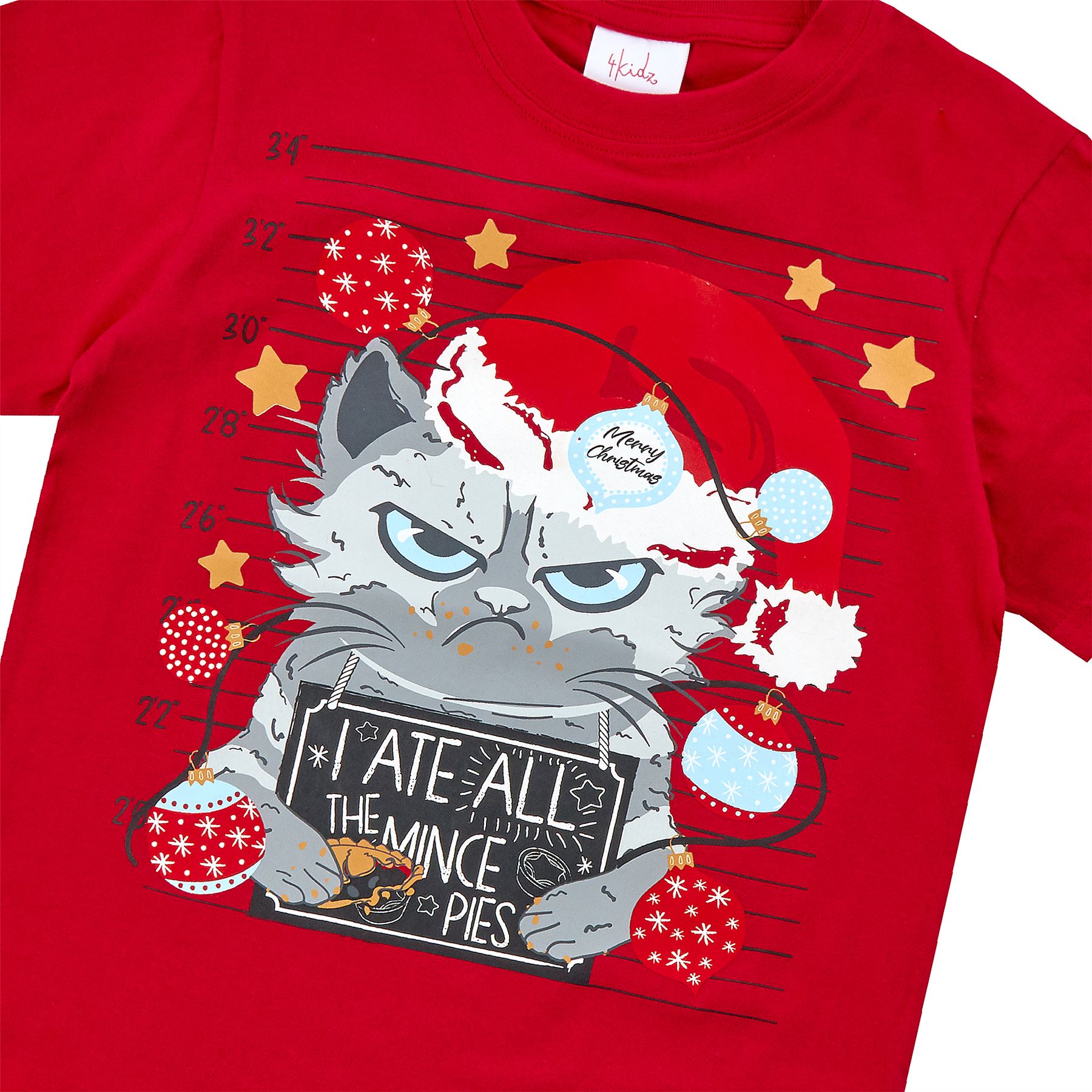 Camiseta de Navidad para niños/niñas unisex de Navidad edades 2-13 años - Imagen 3 de 10