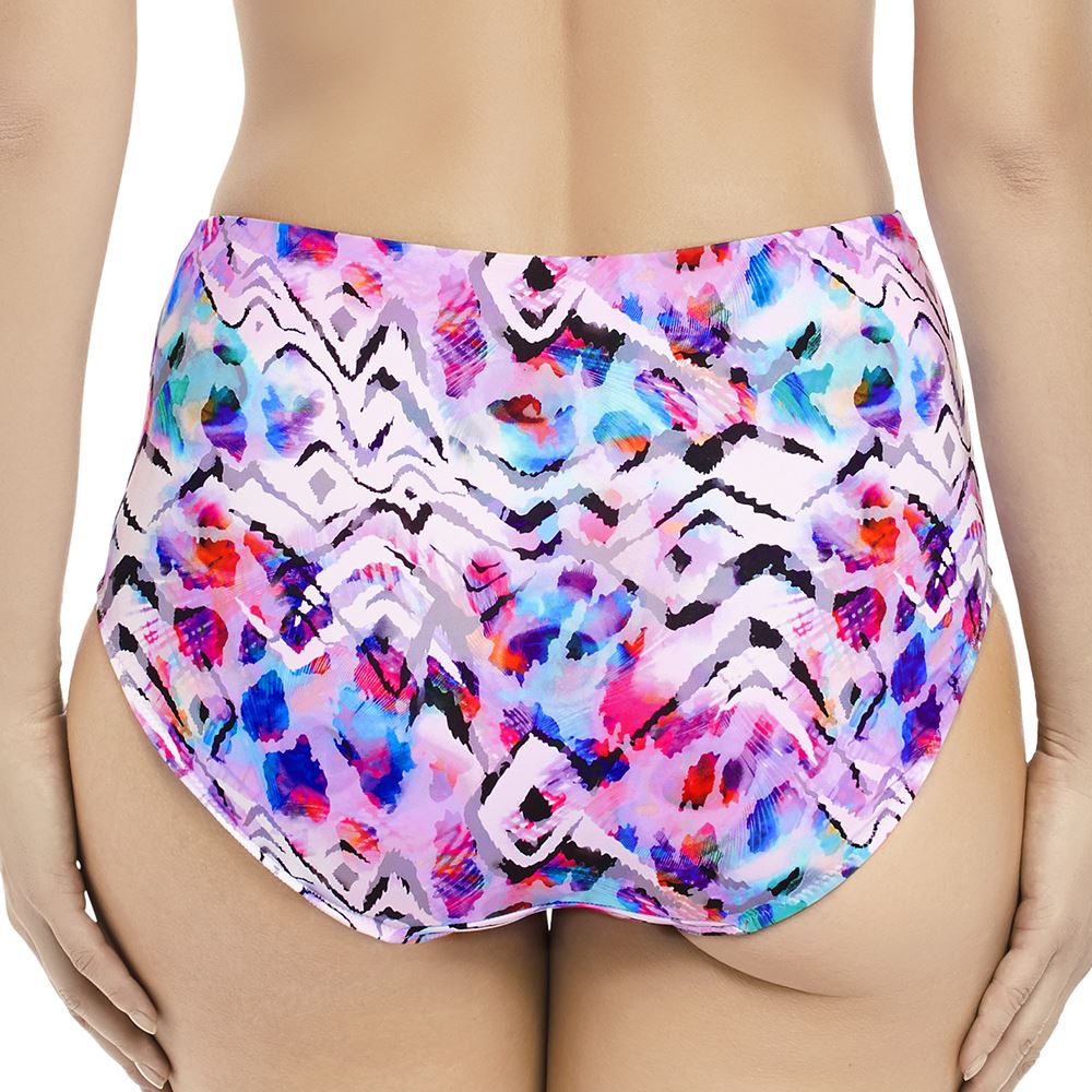 Fantasie Swimwear Malundi High Rise Bikini Brief/Bottoms Multi 6450 - Picture 5 of 6