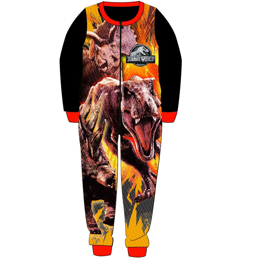 Kids Fleece All in One Boys Girls Character Childrens Pyjamas Age 1-10 Years - Picture 41 of 69