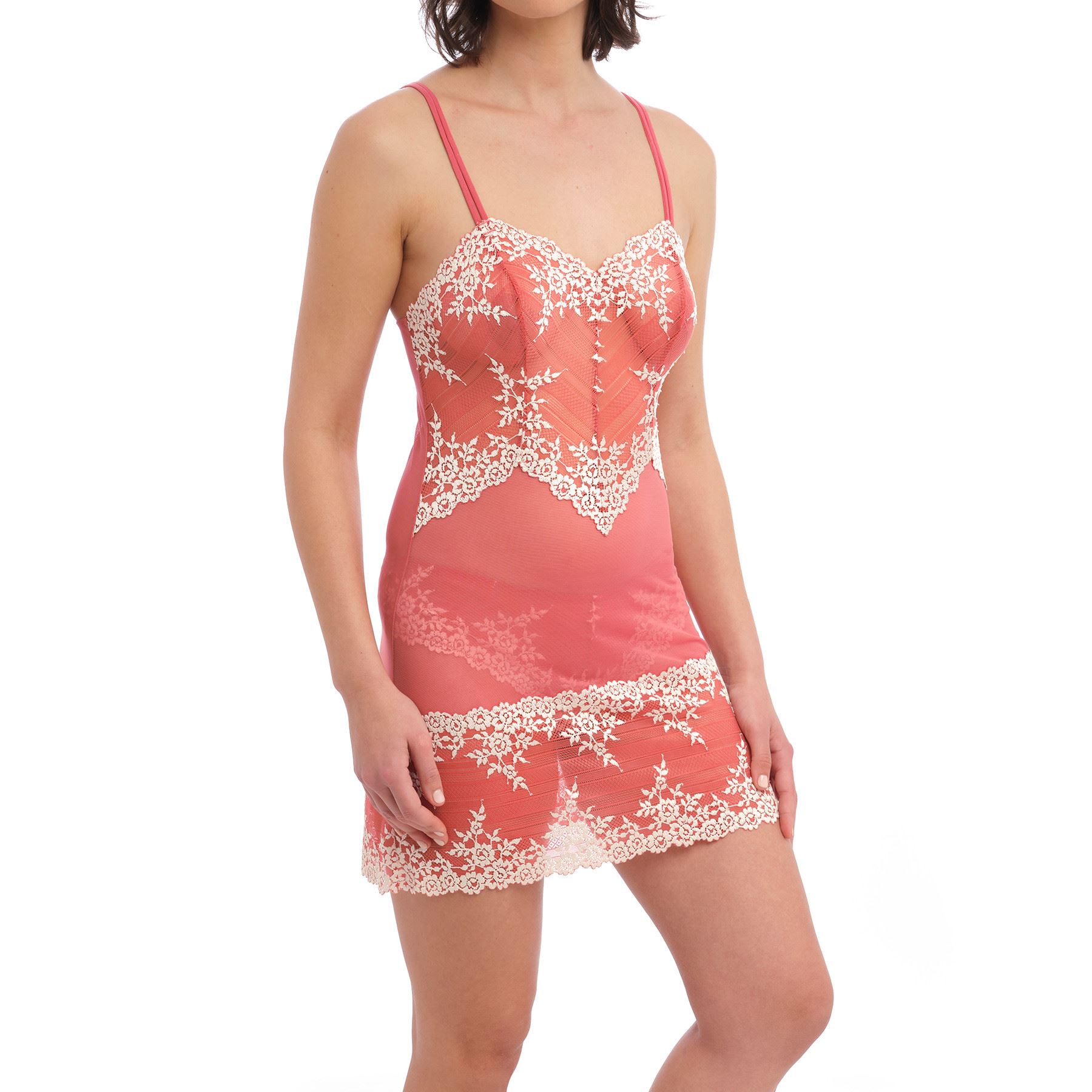 Wacoal Lingerie Embrace Lace Chemise Nightdress Nightie 814191 New - Picture 24 of 33