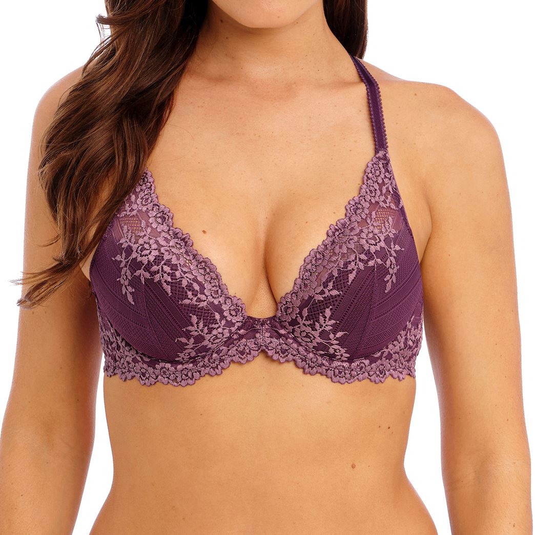 Wacoal Lingerie Embrace Underwired Lace Plunge Bra 853291 - Picture 17 of 30