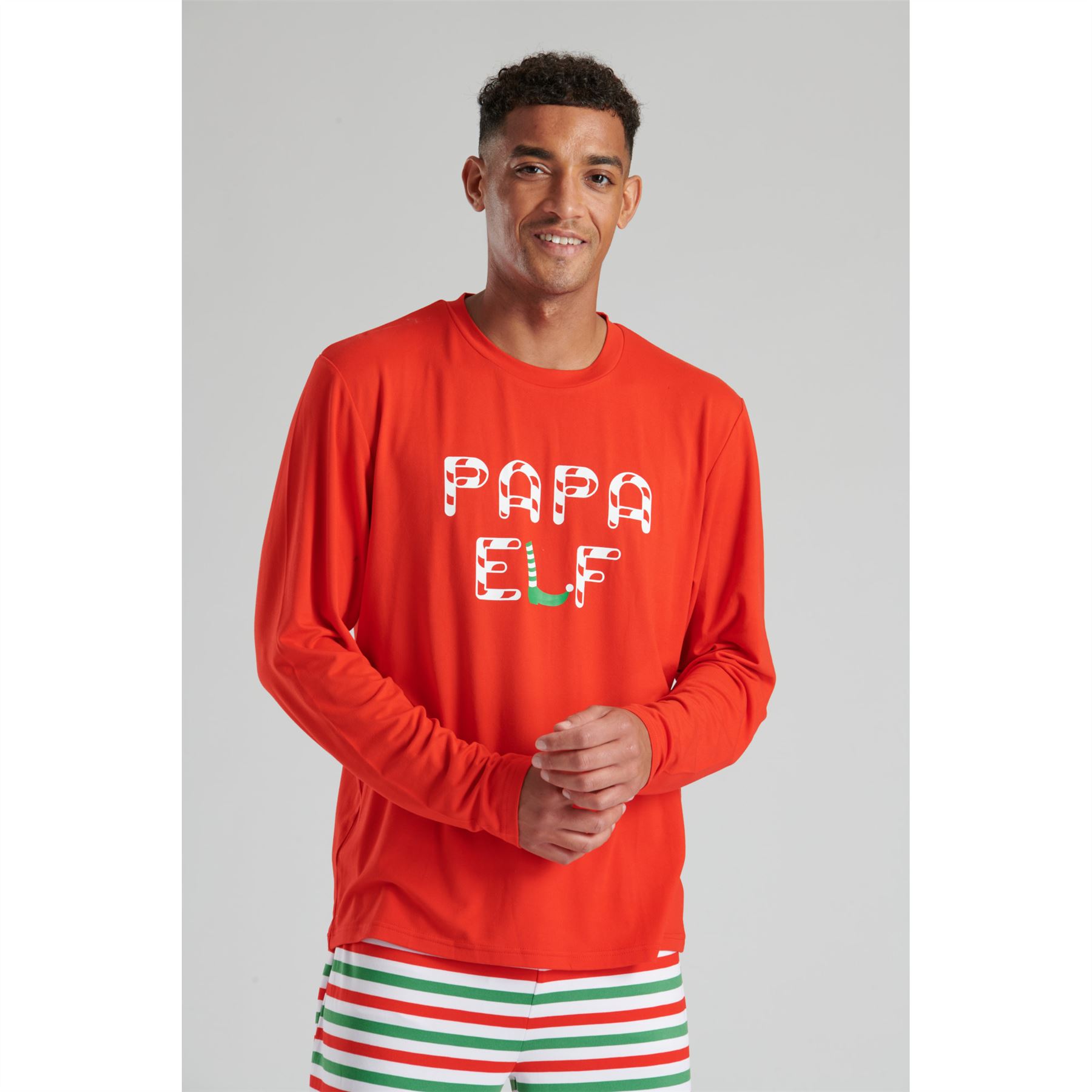Pijama familiar de Navidad PJs para hombre mujer niños adultos niños niñas Navidad elfo - Imagen 20 de 25