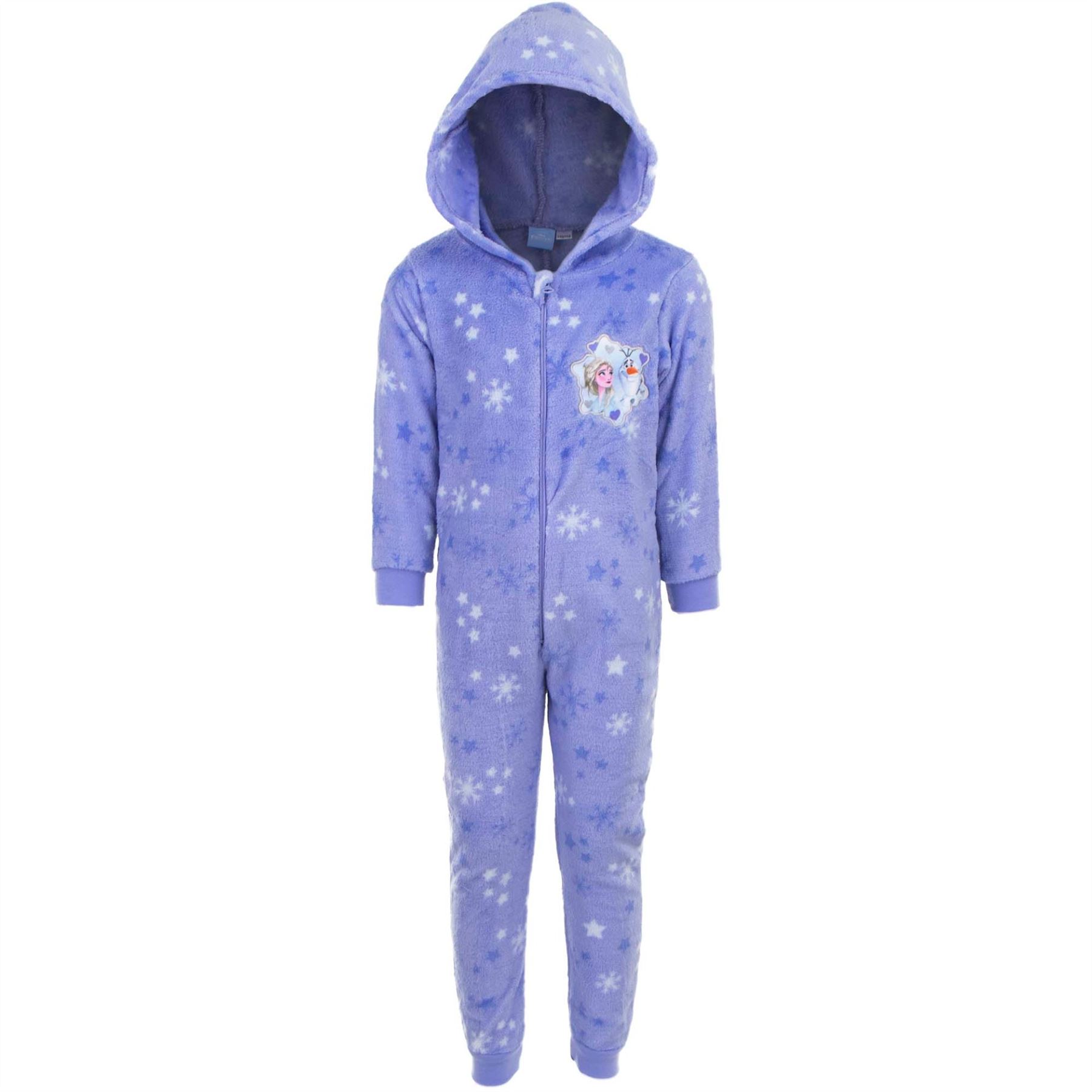 Kids All In One Fleece Pyjamas Girls/Boys Childrens Jumpsuit 2-13 Years - Picture 38 of 53