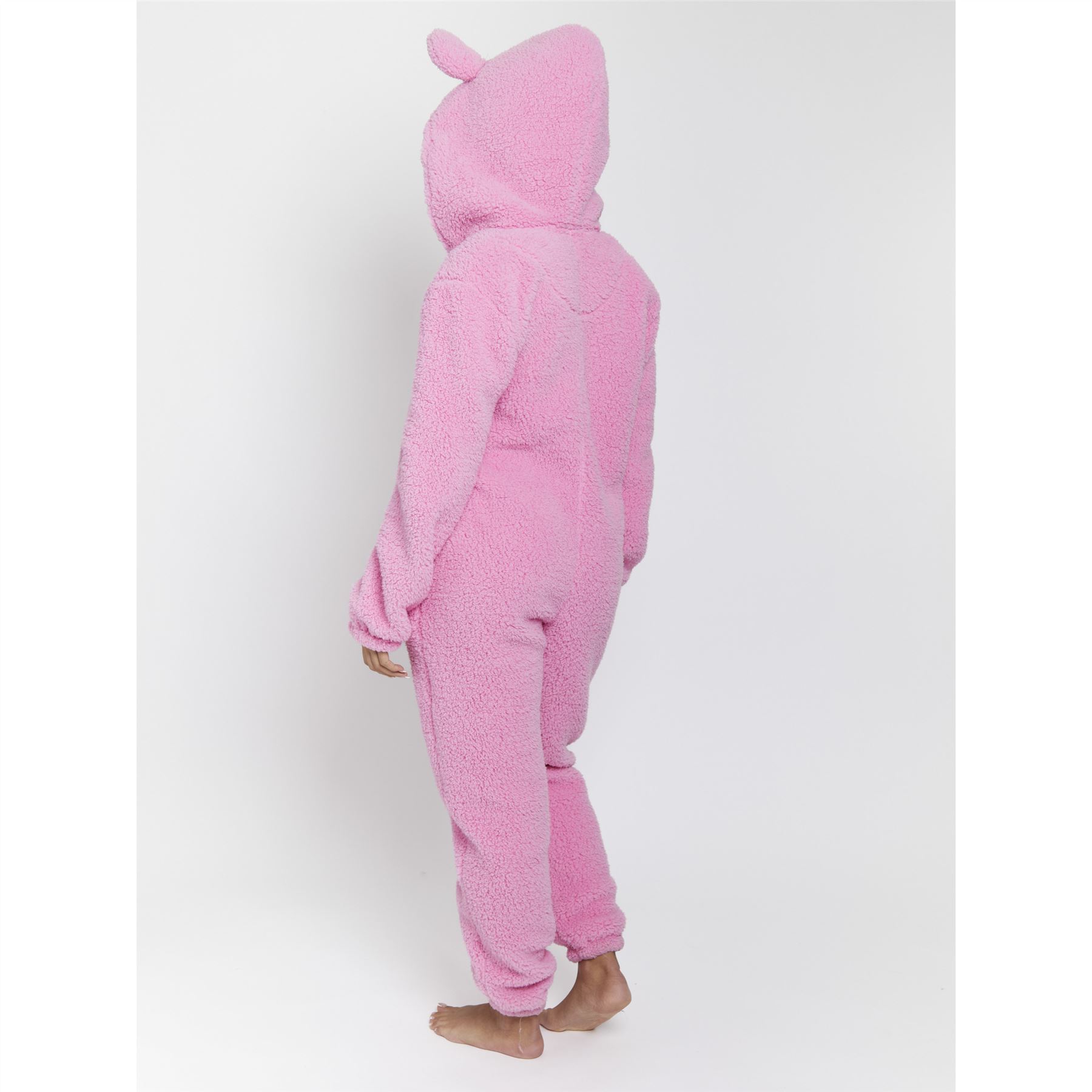 Ladies/Womens/Girls Fleece All In One Pyjamas Outfit Costume Hood Size 6-22 - Picture 93 of 215