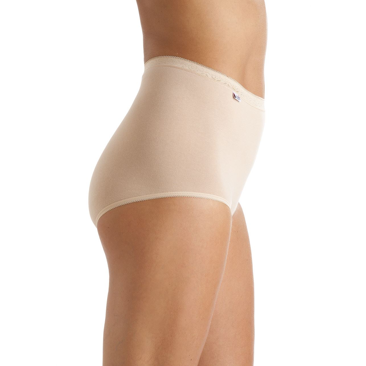 La Marquise Ladies Cotton Rich Maxi Briefs Full Coverage Knickers 3 Pair Pack - Picture 14 of 29