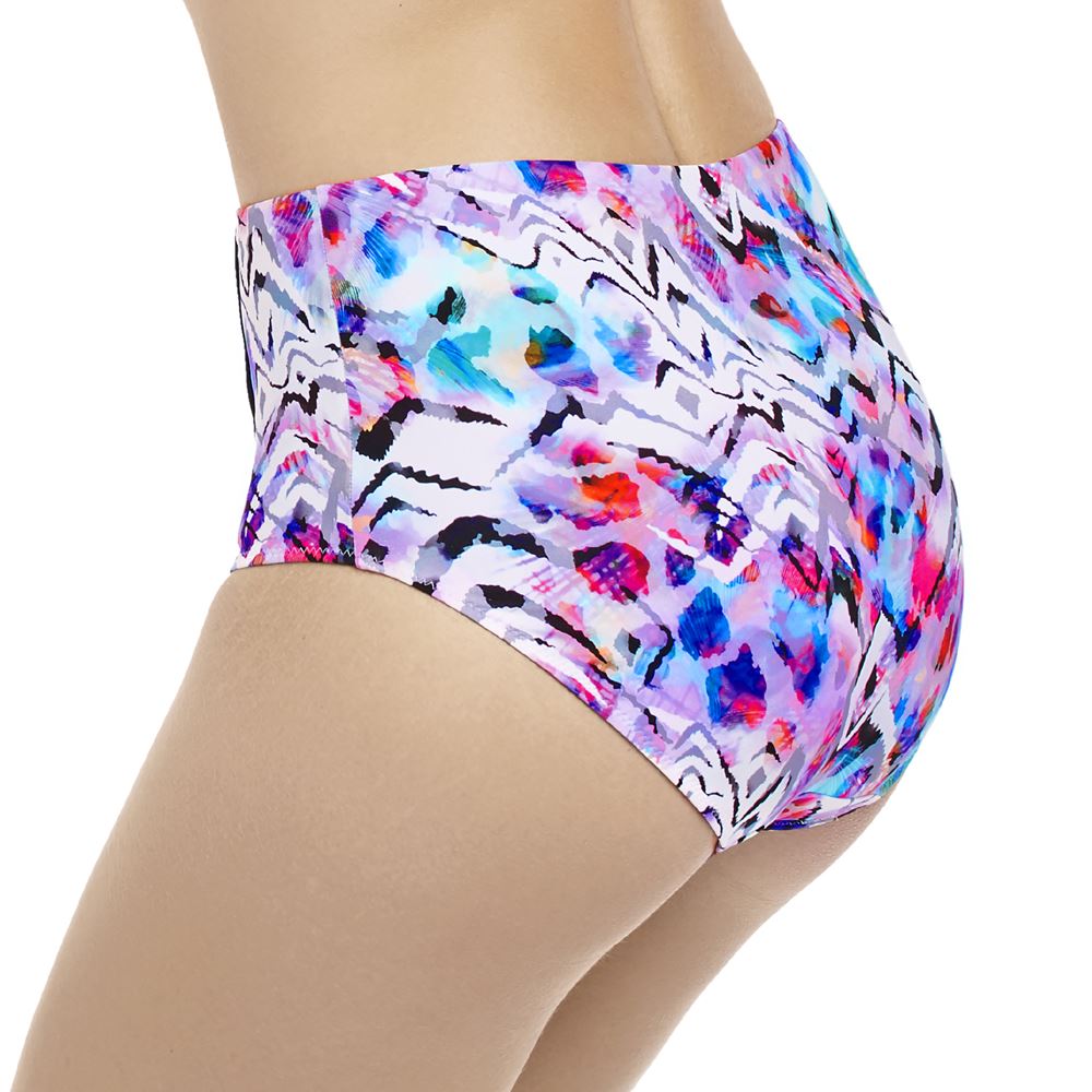 Fantasie Swimwear Malundi High Rise Bikini Brief/Bottoms Multi 6450 - Picture 6 of 6