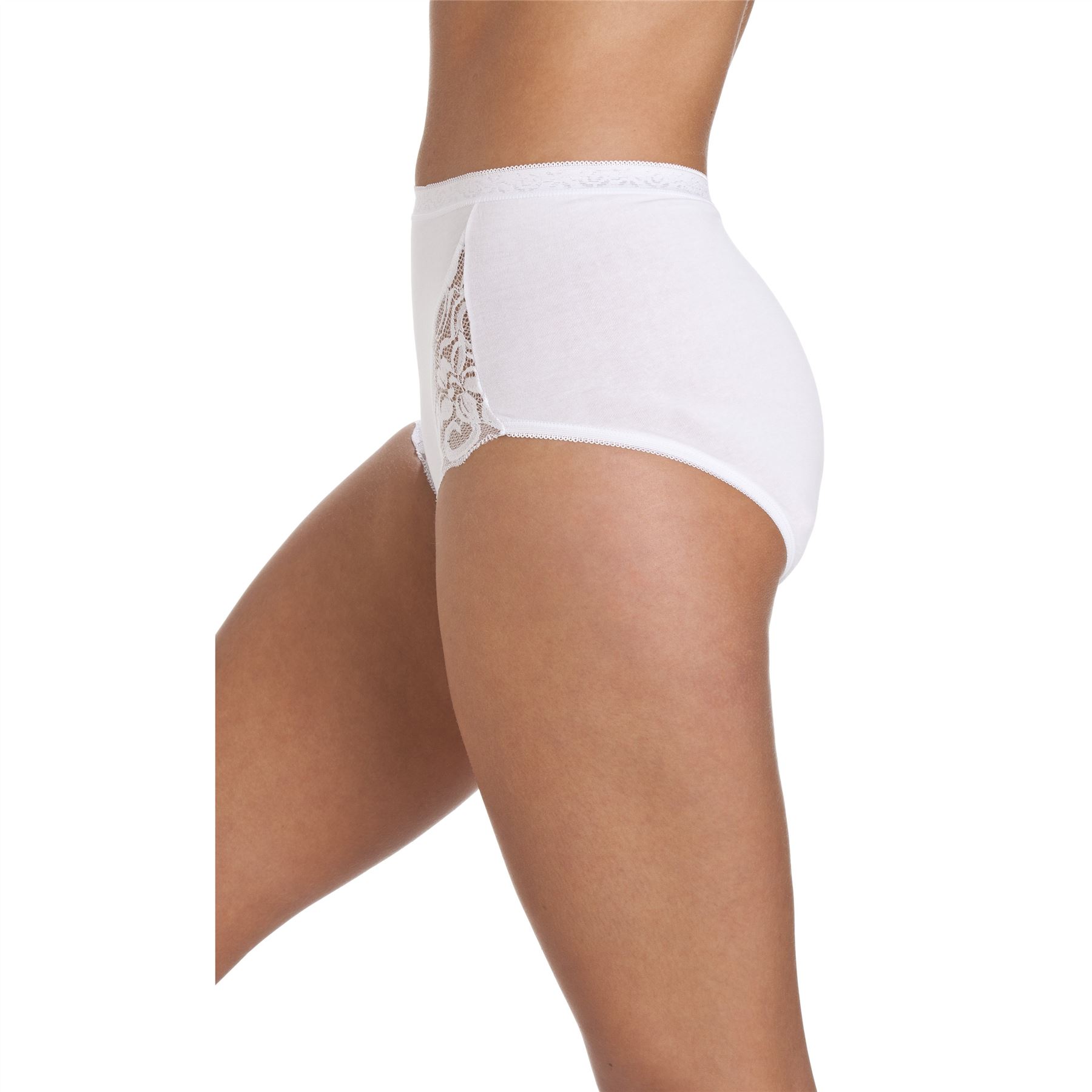 La Marquise Ladies Cotton Rich Maxi Briefs Full Coverage Knickers 3 Pair Pack - Picture 29 of 29
