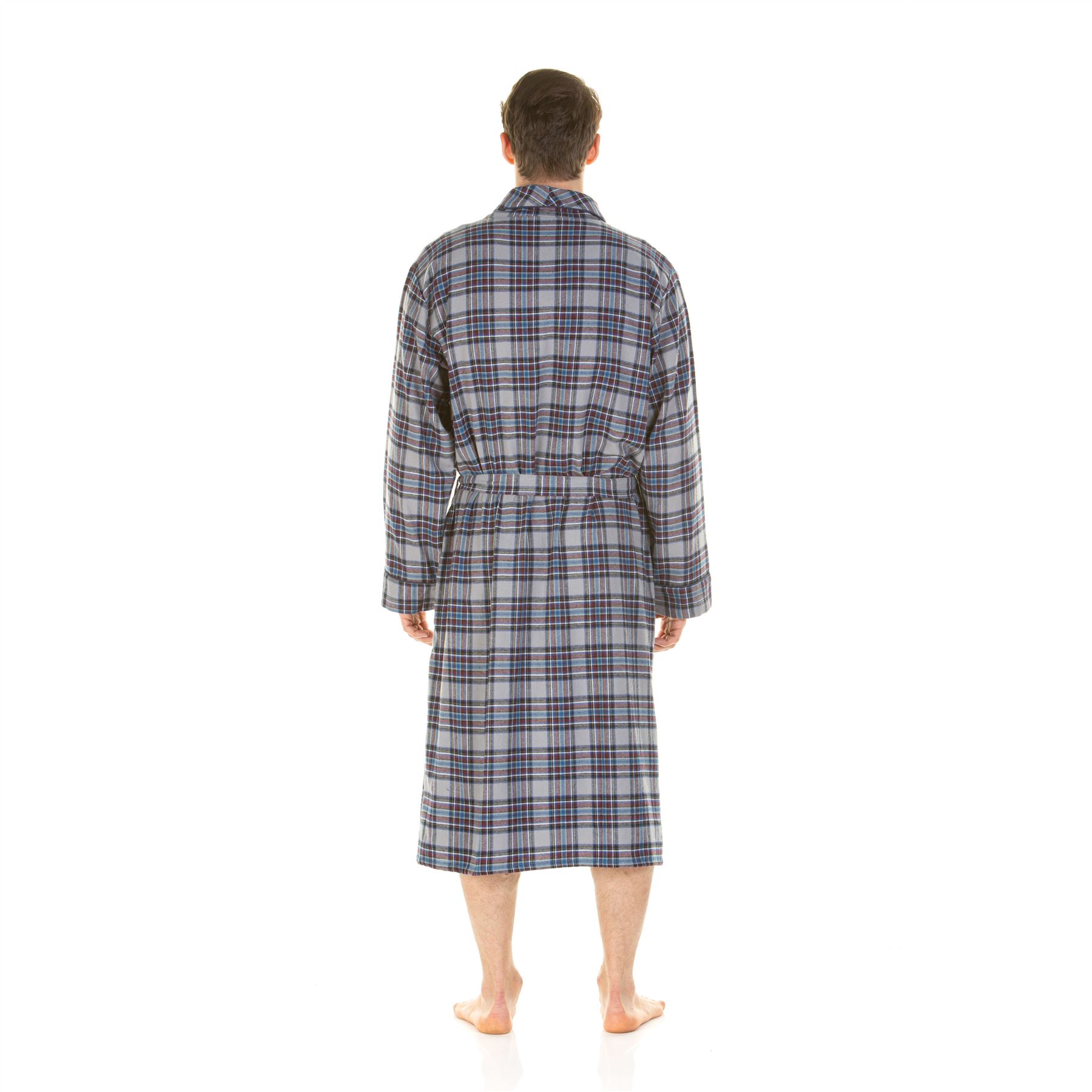 Bata de hombre Haigman 100 % algodón cepillado talla M, L, XL, XXL - Imagen 17 de 24