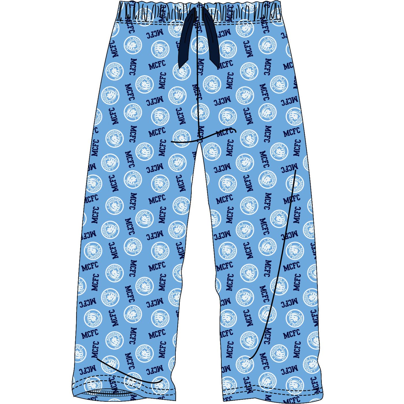Pantalones de salón de fútbol para hombre pijama ropa de noche parte inferior de pijama talla S, M, L, XL - Imagen 24 de 27