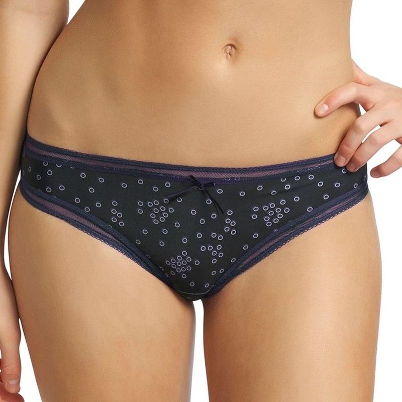 Freya Lingerie Marvel Thong/Knickers Black 1507 - Picture 2 of 2