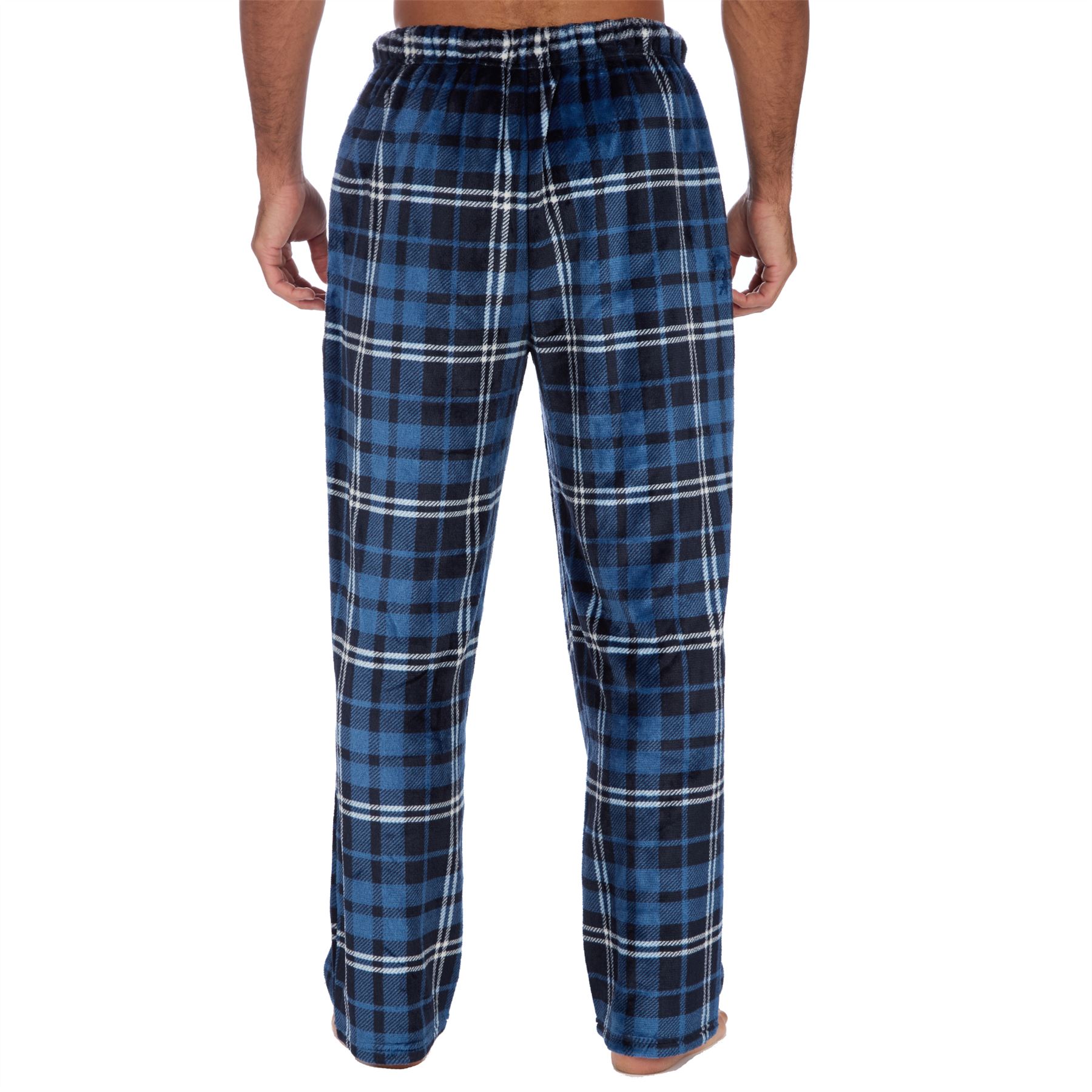 Mens Fleece Pyjama Bottoms Lounge Pants PJs Gaming Check Size S-XXL - Picture 39 of 51
