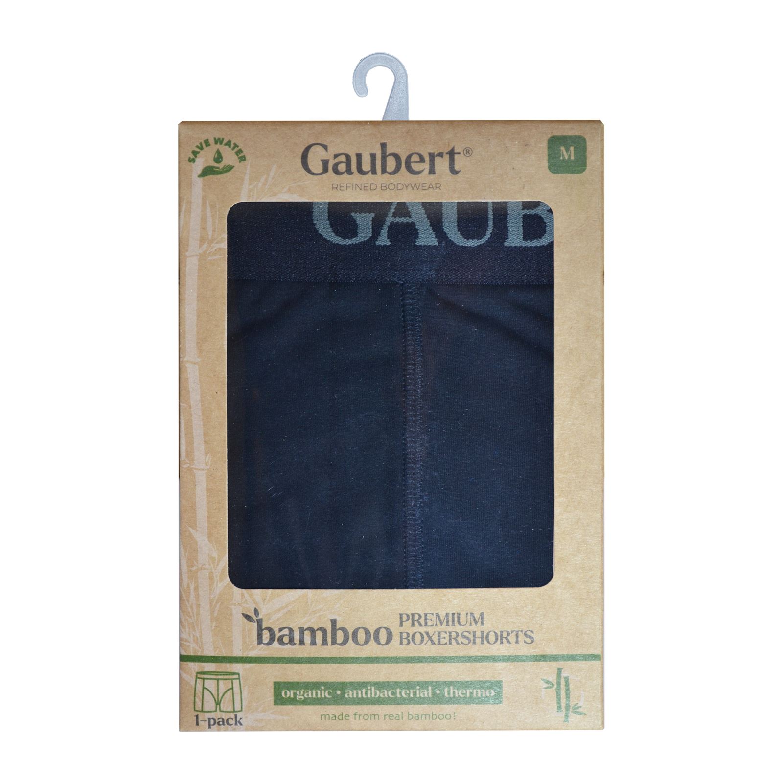 Mens Gaubert Premium Bamboo Organic Trunks Boxer Shorts/Boxers 3 Pairs M-XXL - Picture 9 of 14