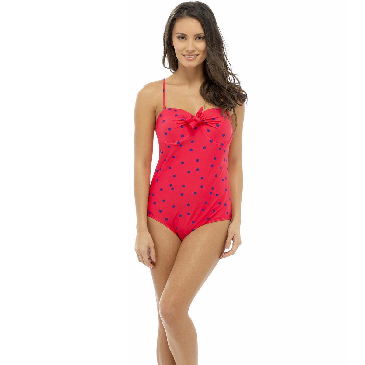 Ladies Swimming Costume Swimsuit Bandeau Halter Strappy Swimwear - Picture 11 of 19