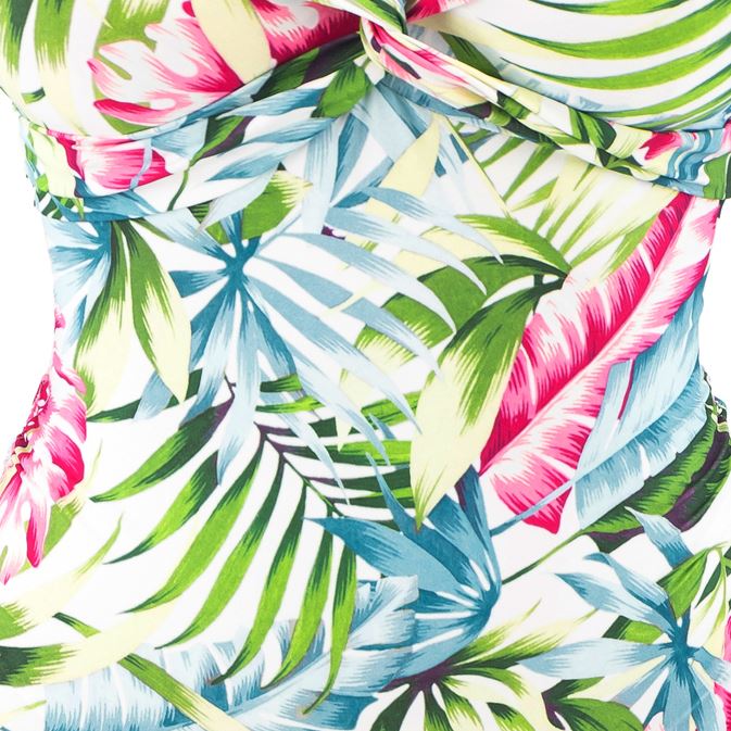 Fantasie Swimwear Langkawi Twist Front Swimsuit Swimming Costume White 501731 - Picture 8 of 8