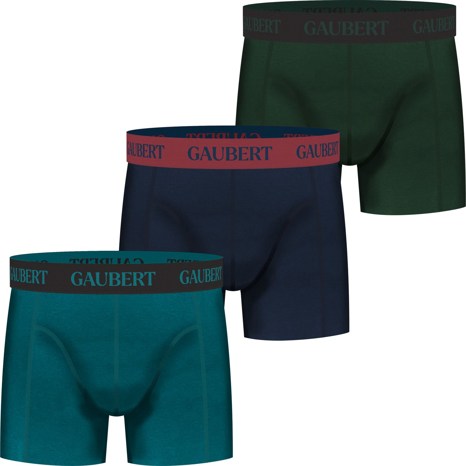 Mens Gaubert Premium Bamboo Organic Trunks Boxer Shorts/Boxers 3 Pairs M-XXL - Picture 10 of 14