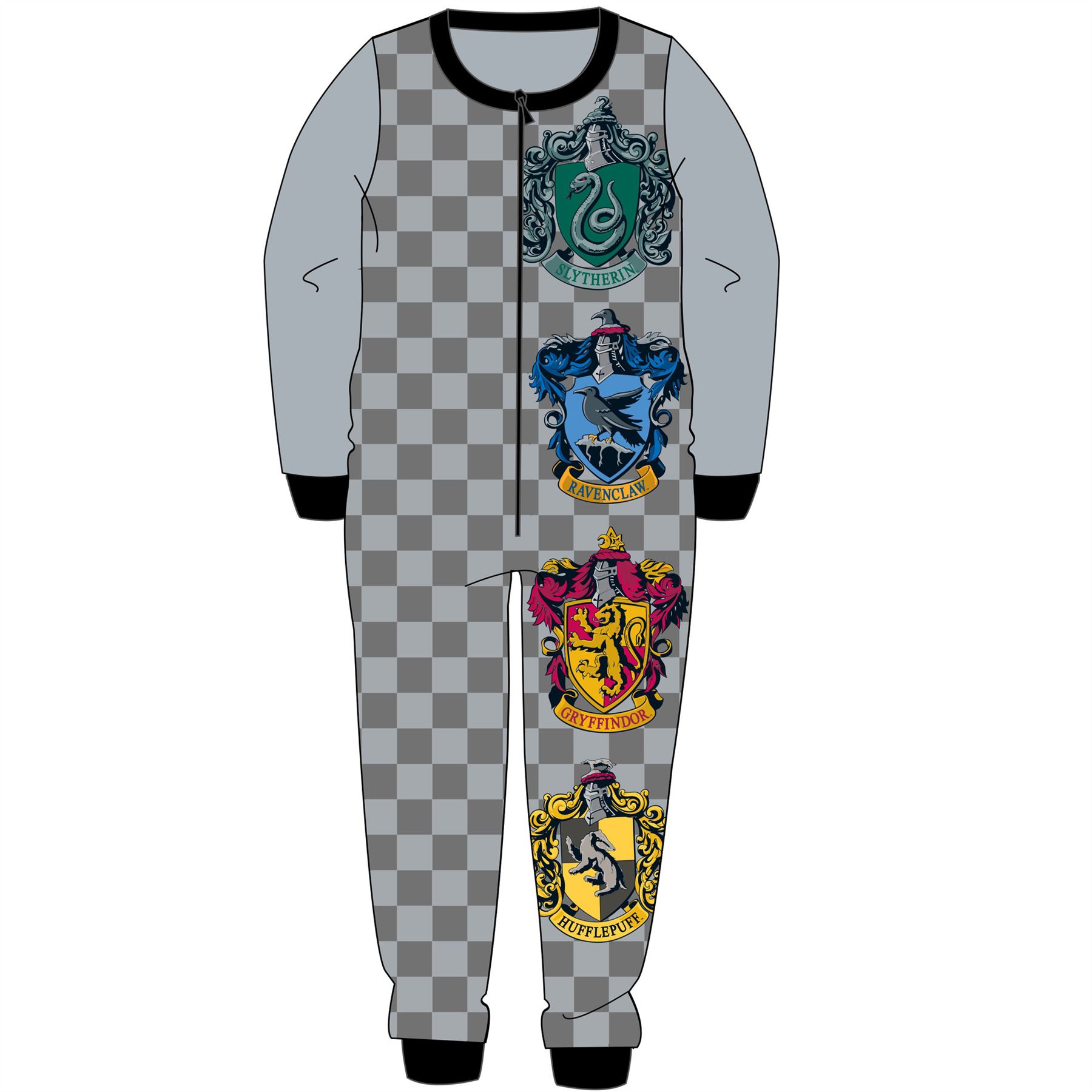 Kids Fleece All in One Boys Girls Character Childrens Pyjamas Age 1-10 Years - Picture 36 of 69