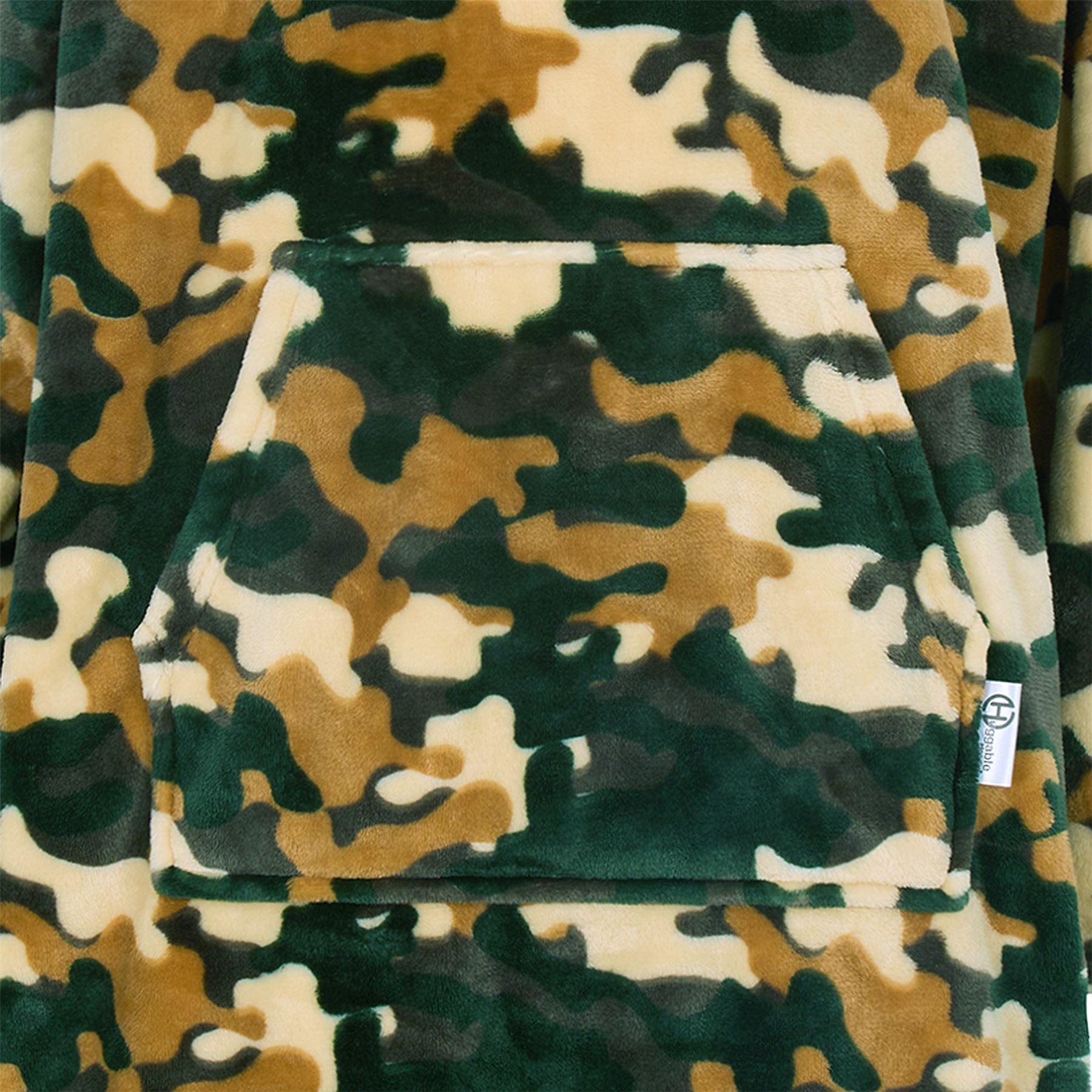 Hombres Mujeres Sudadera con Capucha de Gran Tamaño Polar Manta con Capucha Adulto Juego Jugador Bata Camuflada - Imagen 18 de 48