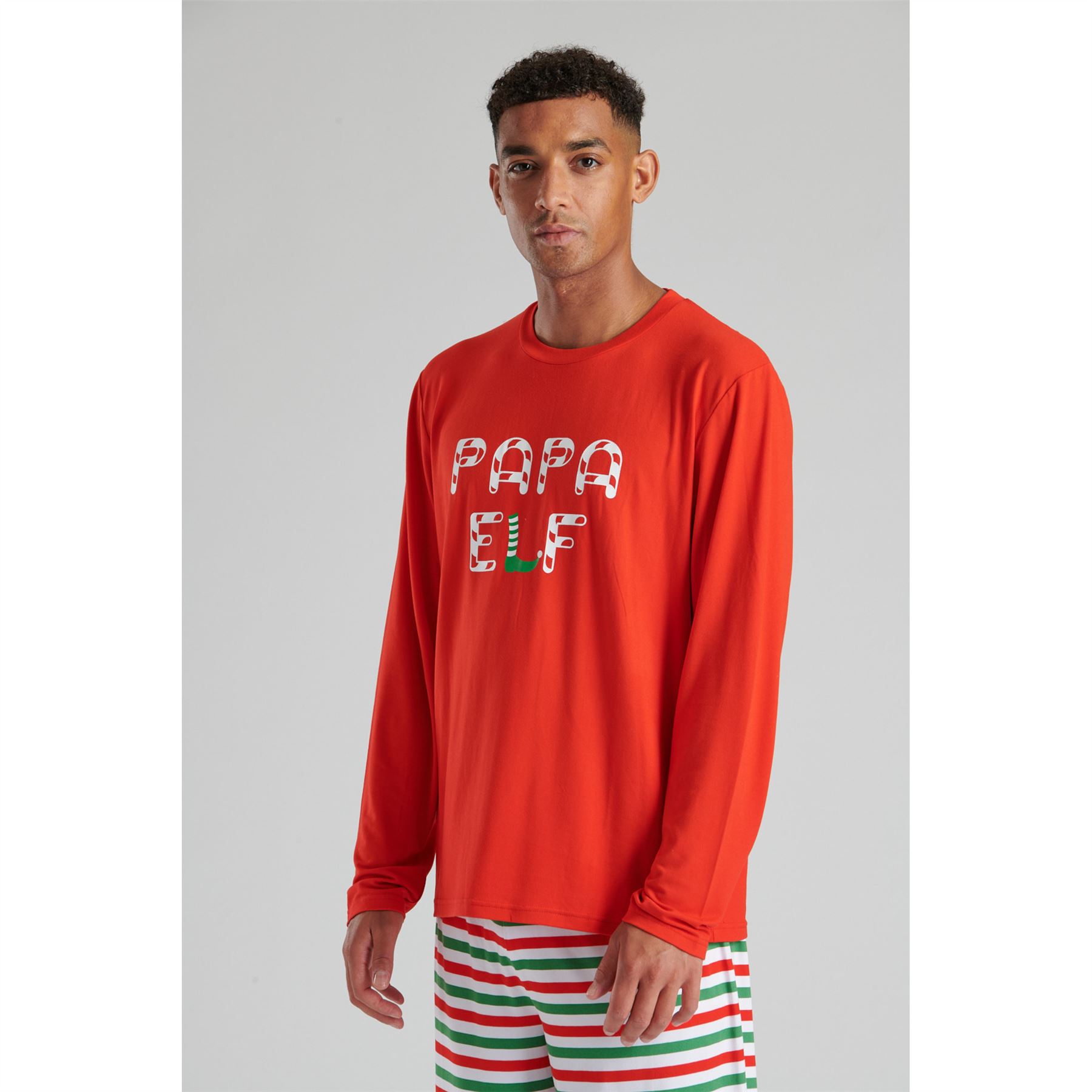 Pijama familiar de Navidad PJs para hombre mujer niños adultos niños niñas Navidad elfo - Imagen 21 de 25