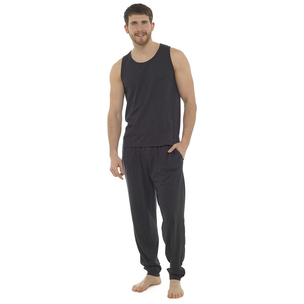 Mens Boys Cotton Pyjamas Short/Long Sleeve Nightwear Pyjama Set PJs Size M-XXL - Picture 15 of 29