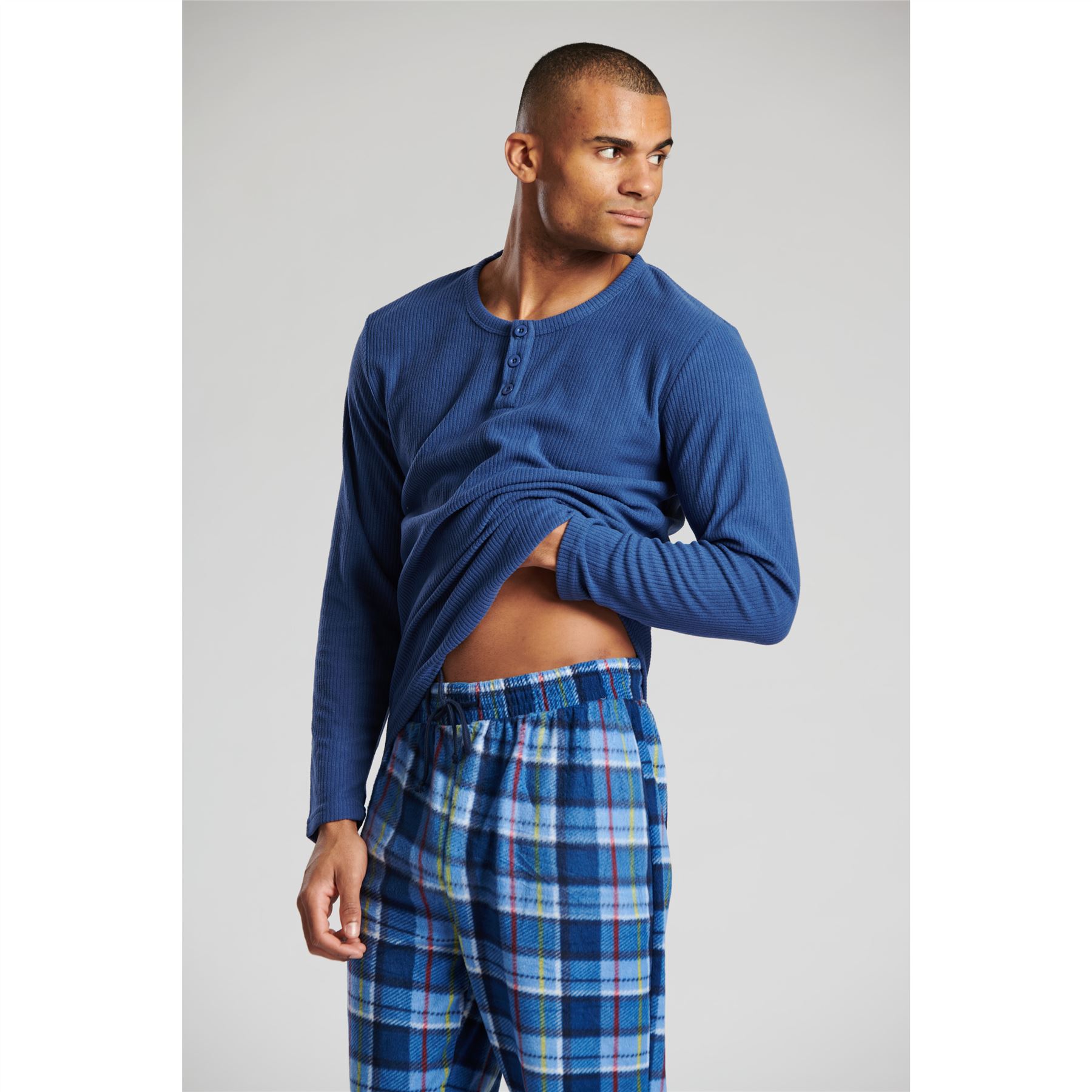 Pijamas térmicos de lana para hombre niños PJ conjunto invierno mediano grande XL XXL - Imagen 10 de 44