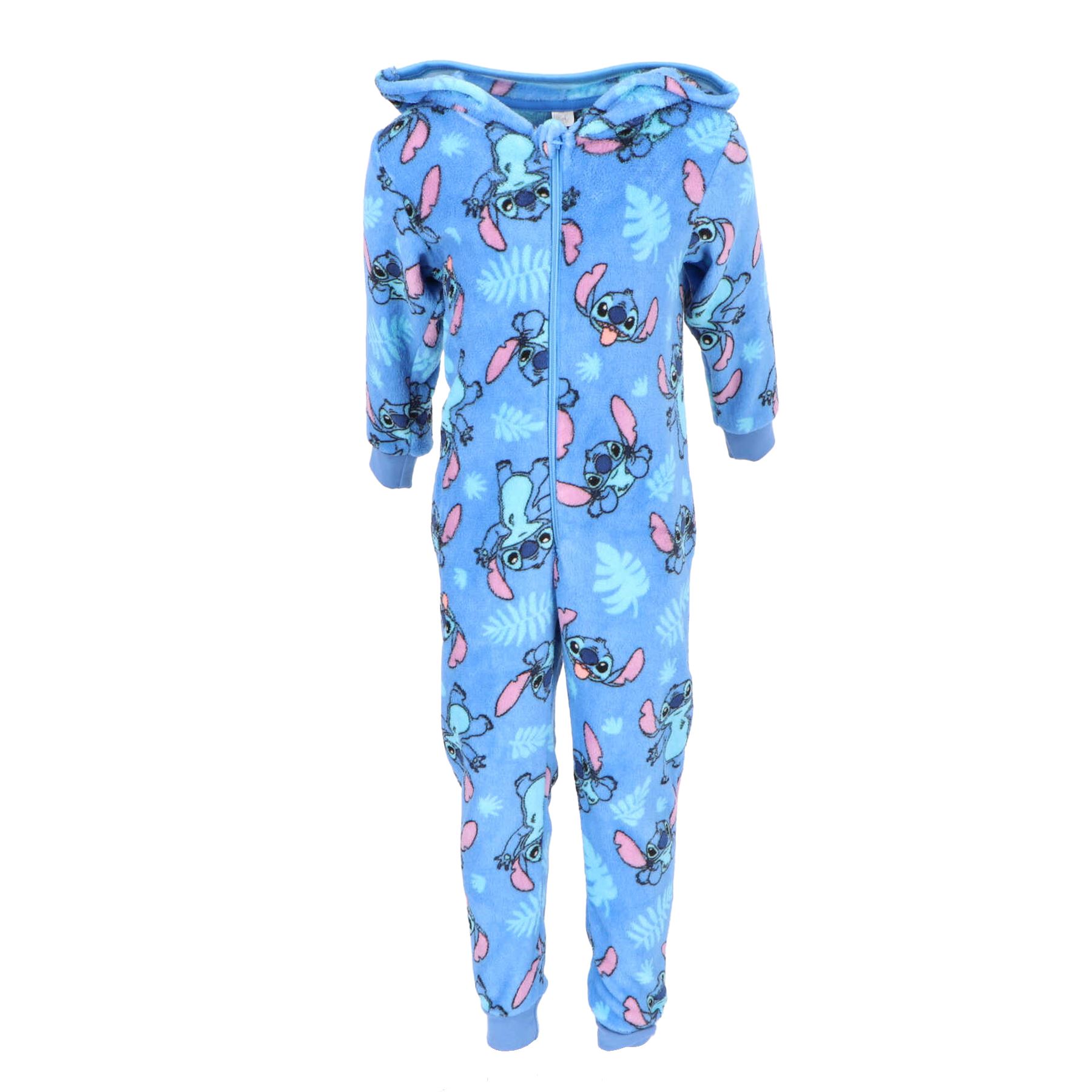 Kids All In One Fleece Pyjamas Girls/Boys Childrens Jumpsuit 2-13 Years - Picture 19 of 53