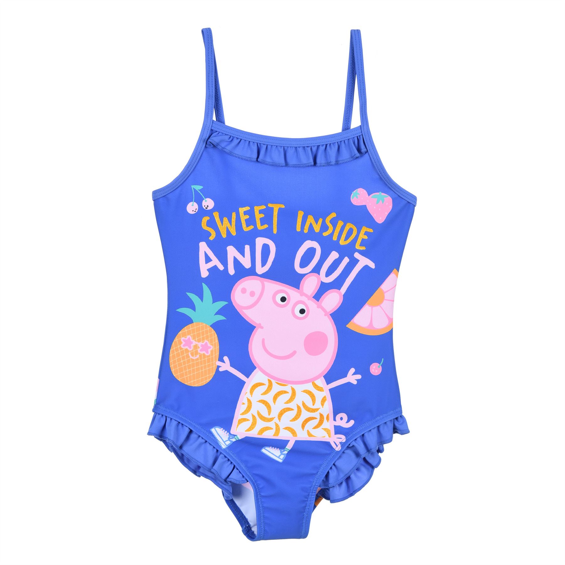 Girls Peppa Pig Swimming Costume Swimsuit Childs Infant Kids Swimwear - Picture 2 of 7