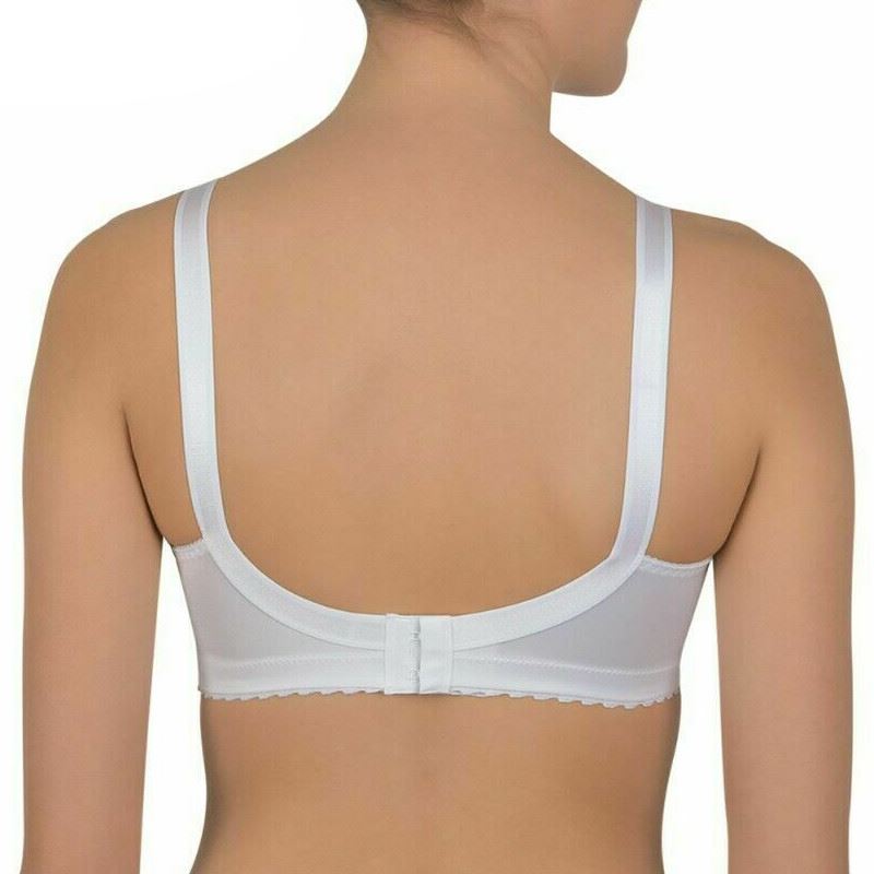Naturana Satin Full Cup Minimiser Bra White 2 Pack Lingerie - Picture 4 of 4