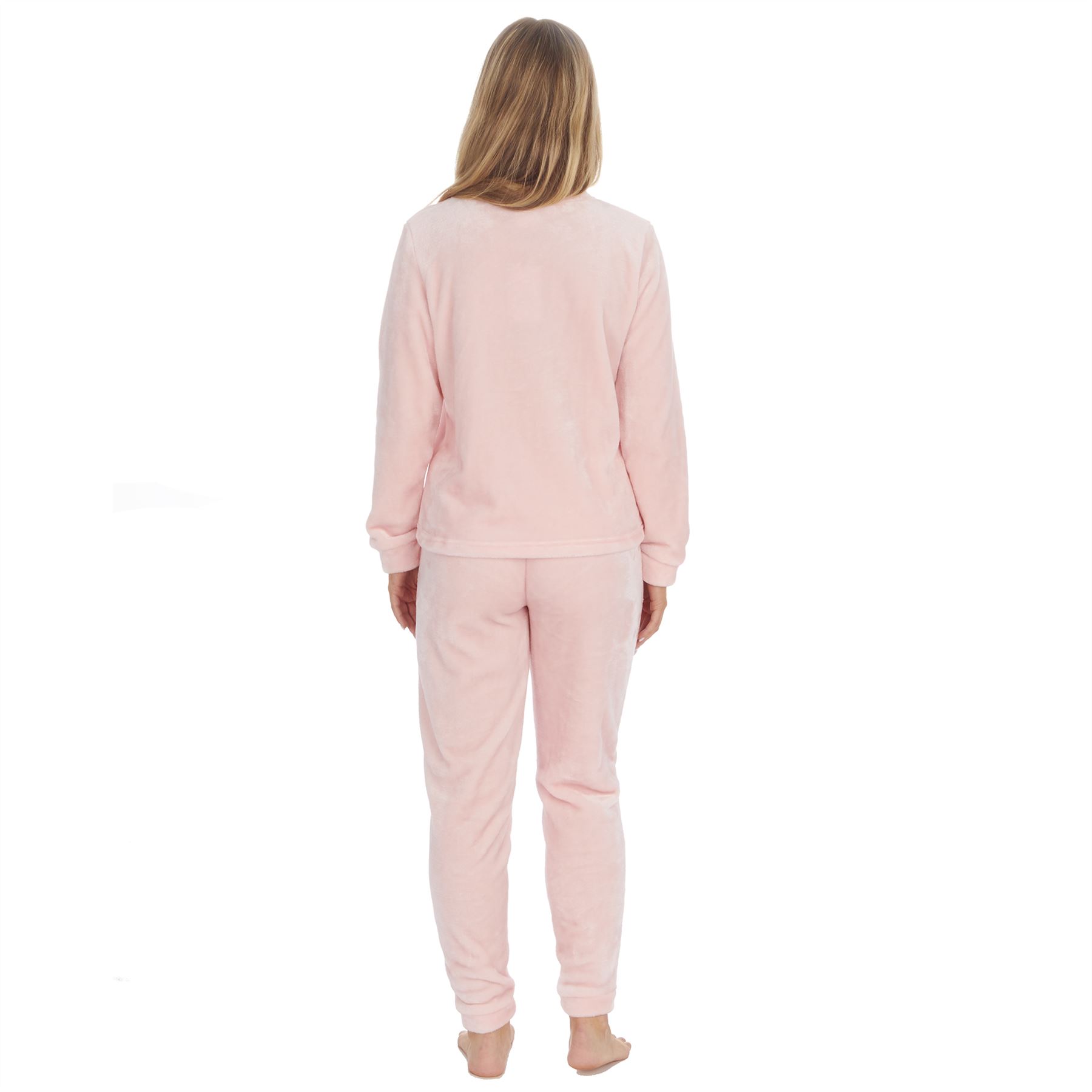 Juego de pijamas de lana de franela brillante para mujer/damas talla 8-22 - Imagen 43 de 49