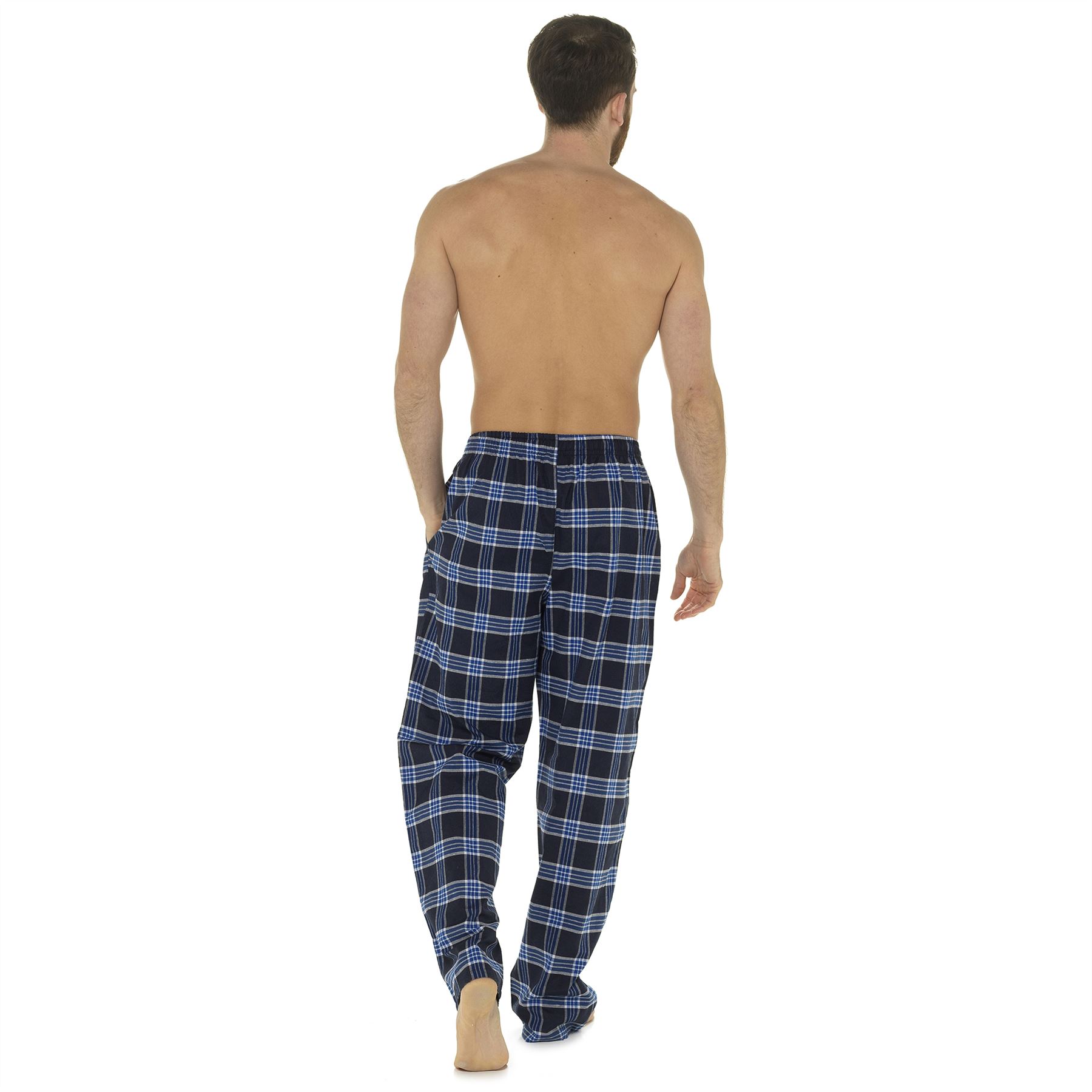 Pantalones de salón ligeros tejidos de polialgodón para hombre talla M-XXL - Imagen 3 de 5