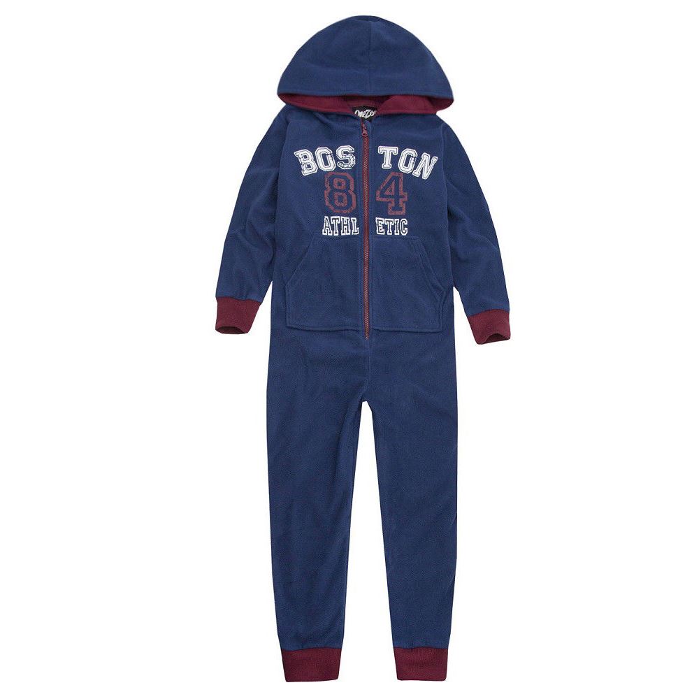 Kids All In One Fleece Pyjamas Girls/Boys Childrens Jumpsuit 2-13 Years - Picture 20 of 53