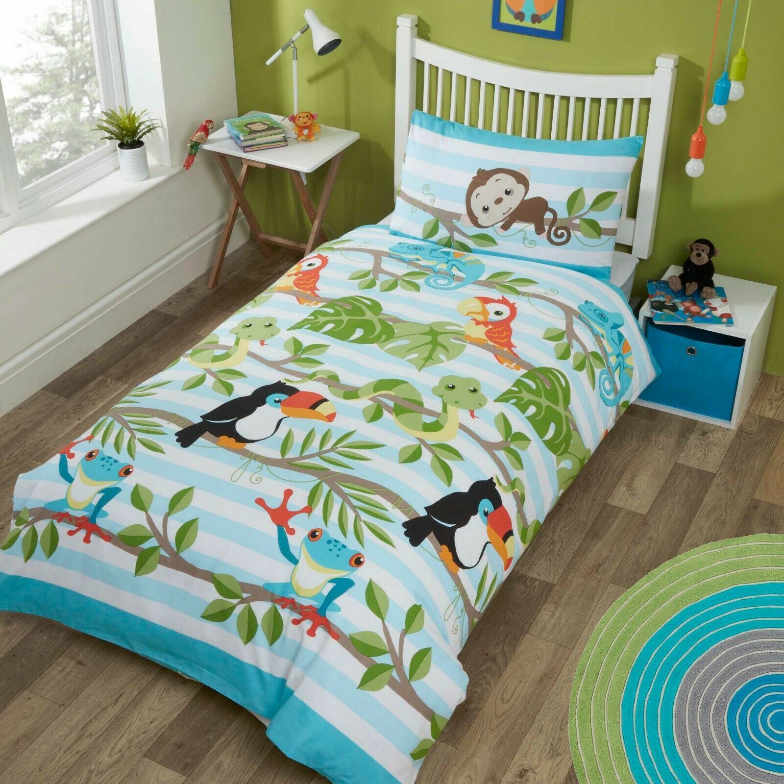 Boys Girls Duvet Set Kids Quilt Cover Childrens Character Bedding Set - Picture 58 of 63