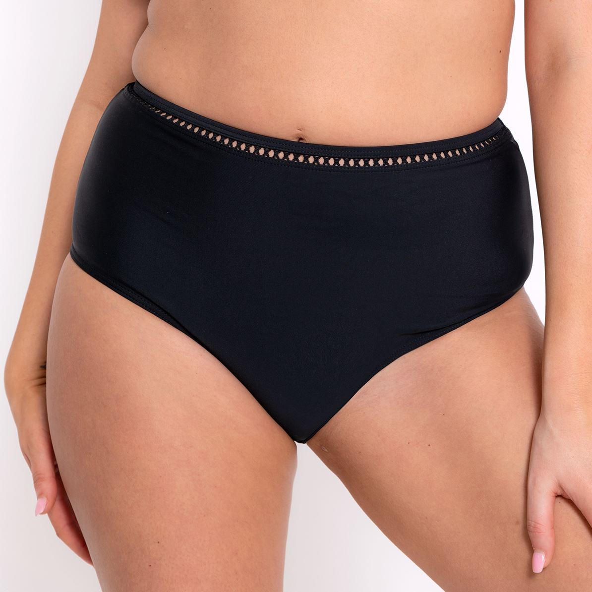 Traje de baño curvilíneo Kate primera clase cintura alta bikini corto/inferior CS020505 - Imagen 3 de 7