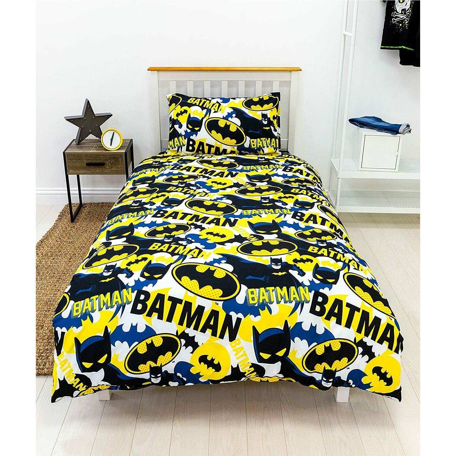 Boys Girls Duvet Set Kids Quilt Cover Childrens Character Bedding Set - Picture 14 of 63