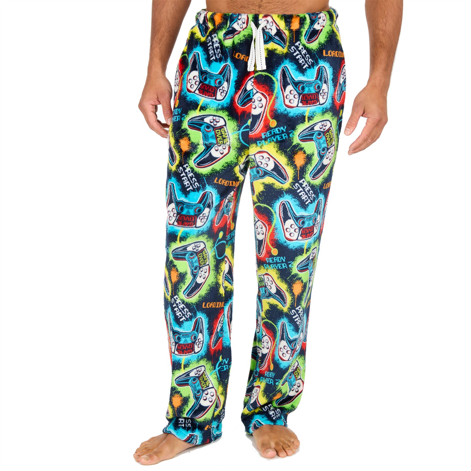 Pantalones de salón de lana para hombre Pantalones de pijama Pijamas Juegos Cuadros Talla S-XXL - Imagen 28 de 41
