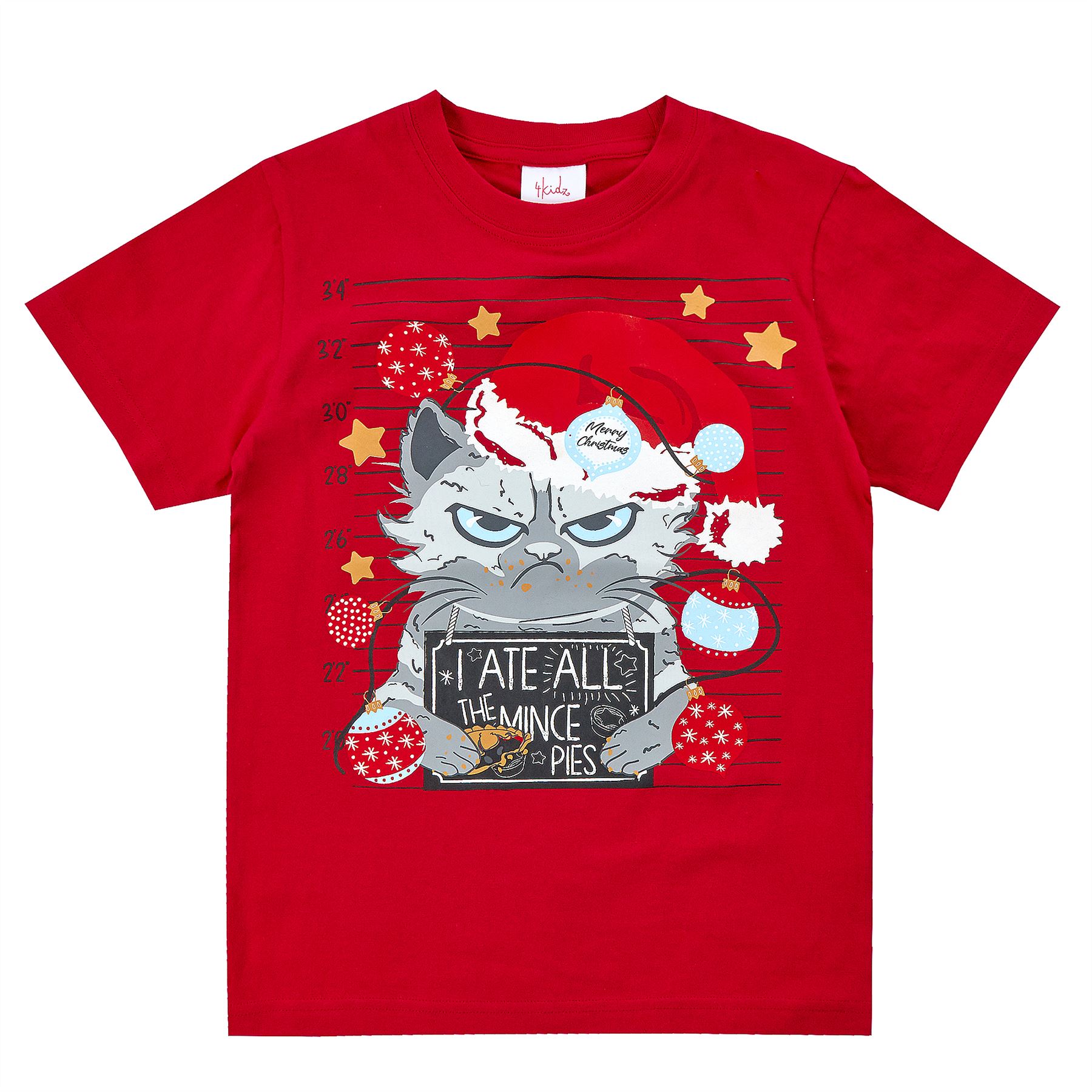 Camiseta de Navidad para niños/niñas unisex de Navidad edades 2-13 años - Imagen 2 de 10