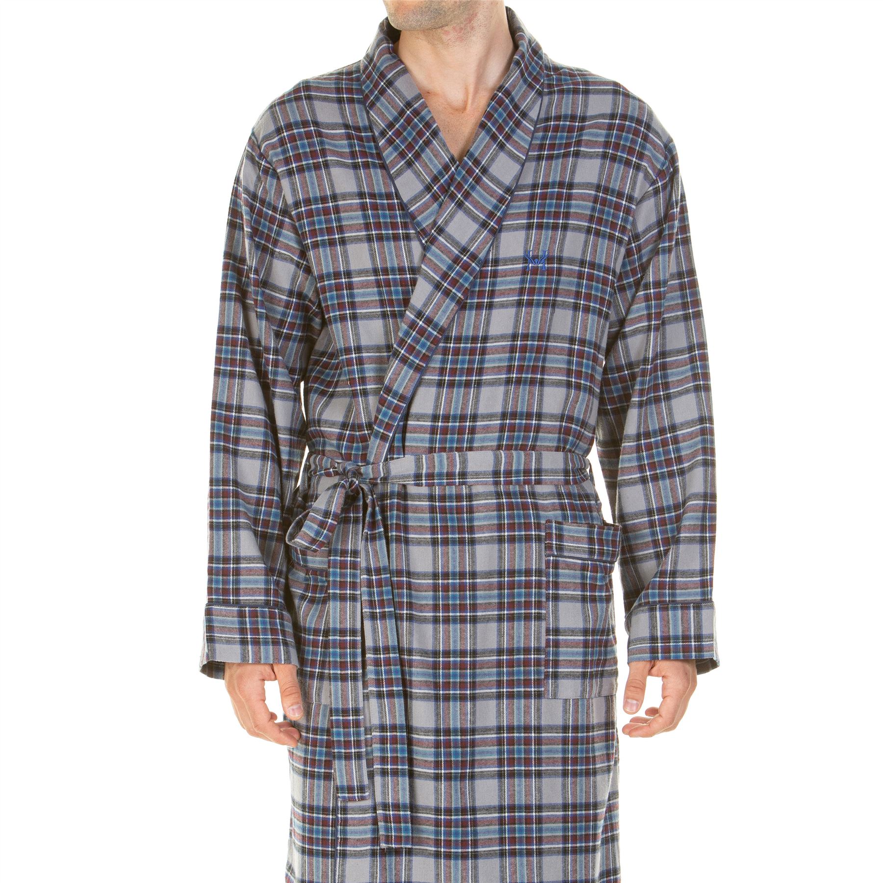 Bata de hombre Haigman 100 % algodón cepillado talla M, L, XL, XXL - Imagen 18 de 24